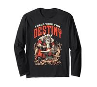 Viking Blacksmith Warrior Sword Forge Your Own Destiny Long Sleeve T-Shirt