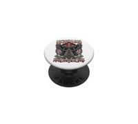Viking Blood Rocks Through My Veins Raven Rock Guitar Norse PopSockets Adhesive PopGrip