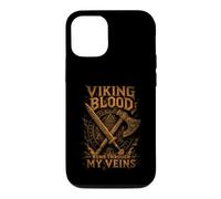 Viking Blood Runs Through My Veins - Epic Sepia Style - Axe Case for iPhone 12/12 Pro