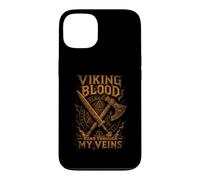 Viking Blood Runs Through My Veins - Epic Sepia Style - Axe Case for iPhone 13