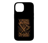 Viking Blood Runs Through My Veins - Epic Sepia Style - Axe Case for iPhone 14