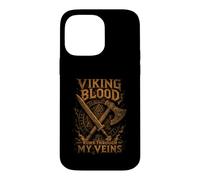 Viking Blood Runs Through My Veins - Epic Sepia Style - Axe Case for iPhone 14 Pro Max