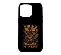 Viking Blood Runs Through My Veins - Epic Sepia Style - Axe Case for iPhone 15 Pro Max