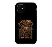 Viking Blood Runs Through My Veins - Epic Sepia Style Case for iPhone 11