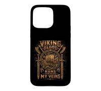 Viking Blood Runs Through My Veins - Epic Sepia Style Case for iPhone 15 Pro Max