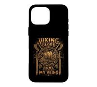 Viking Blood Runs Through My Veins - Epic Sepia Style Case for iPhone 16 Pro Max