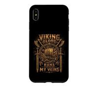 Viking Blood Runs Through My Veins - Epic Sepia Style Case for iPhone XS Max