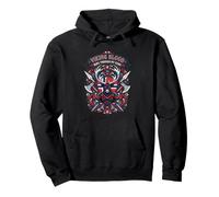 Viking Blood Runs Through My Veins Nordic Ancestry Warrior Pullover Hoodie