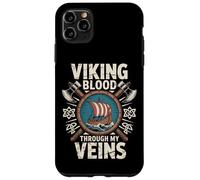 Viking Blood Runs Through My Veins Norse Mythology Valhalla Case for iPhone 11 Pro Max