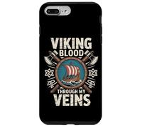 Viking Blood Runs Through My Veins Norse Mythology Valhalla Case for iPhone 7 Plus/8 Plus
