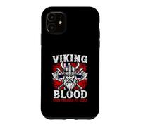 Viking Blood Runs Through My Veins Norway Flag Norwegian Case for iPhone 11