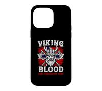 Viking Blood Runs Through My Veins Norway Flag Norwegian Case for iPhone 14 Pro Max