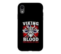 Viking Blood Runs Through My Veins Norway Flag Norwegian Case for iPhone XR