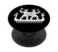 Viking Boot See You in Walhalla Nordic Mythology PopSockets Adhesive PopGrip