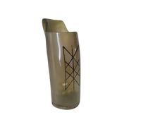 Viking By Heart Real Ox Horn 6-7'' Long, Vikings Drinking Smooth Horn Mug with Wooden Base, Engraved with Web of WYRD, 13+ OZ Capacity, Polished Finish Horn Mug Unique Beer Gifts for Men, Women