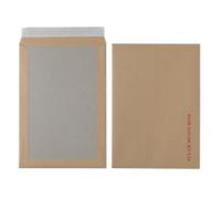 Viking C4 Peel and Seal Board Back Envelopes Brown 324 (W) x 229 (H) mm Plain 115 gsm Pack of 125