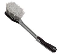 VIKING Car Wash Brush, Wheel and Fender Brush, Long Handle Tire Cleaner for Car Detailing, 16.5 Inch, Grey/Black