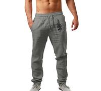 Viking Casual Trousers, Loose Harem Trousers with Wide Leg in Style, Men's Lightweight Linen Trousers, Long Cotton Lightweight Trousers, Men's Casual Beach Trousers, Linen Trousers, Lightweight Summer