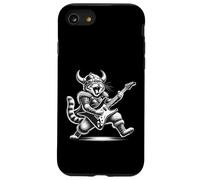 Viking Cat Playing Guitar Rock Star Rock and Roll Case for iPhone SE (2020) / 7/8