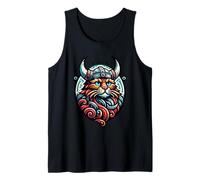 Viking Cat Warrior Nordic Norse for Women, Men, Kids Tank Top
