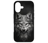 Viking Celtic Wolf Tribal Line Art Geometric Pattern Case for iPhone 17