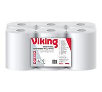 Viking Centrefeed Roll White 2 Ply 125 m J621333.0 6 Rolls