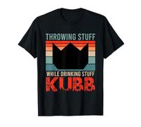 Viking Chess Saying Retro Kubb motif Kubb T-Shirt