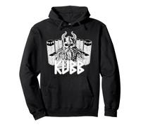 Viking Chess - Viking Attacks the Kubb King Gift Pullover Hoodie