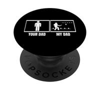 Viking Chess Your Dad My Dad Daughter Son Funny Kubb PopSockets Adhesive PopGrip