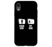 Viking Chess Your Son My Son Dad Mom Funny Kubb Case for iPhone XR