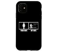 Viking Chess Your Wife My Wife Husband Funny Kubb Case for iPhone 11