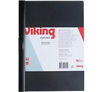Viking Clip File 1227948 A4 PP 22 (W) x 0.6 (D) x 31 (H) cm Black