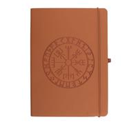 Viking Compass Faux Leather A5 Notebook & Pen Something Different Brown One Size