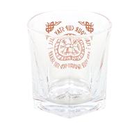 Viking Compass Lowball Glass and Coaster Set Something Different Clear One Size