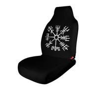 Viking Compass Norse Mythology Nordic Protection Symbol Car Seat Covers, Seats Protection for Women and Girls, Suitable for Most Vehicles, Cars, Trucks, SUVs, Vans.