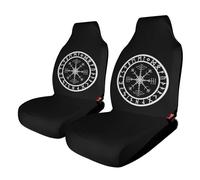 Viking Compass Norse Mythology Nordic Protection Symbol Car Seat Covers, Seats Protection for Women and Girls, Suitable for Most Vehicles, Cars, Trucks, SUVs, Vans.