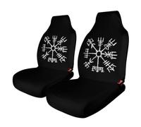 Viking Compass Norse Mythology Nordic Protection Symbol Car Seat Covers, Seats Protection for Women and Girls, Suitable for Most Vehicles, Cars, Trucks, SUVs, Vans.