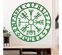 Viking Compass Runes Wall Sticker