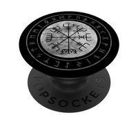Viking compass Vegvisir Viking Celtic Germanic Valhalla PopSockets Adhesive PopGrip