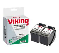 Viking Compatible HP 56, 57 Ink Cartridge SA342AE Black, Cyan, Magenta, Yellow Pack of 2 Multipack