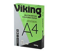 Viking Contrast A4 Coloured Paper Bright Green 80 gsm 500 Sheets