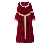 Viking Costume Kids Maid Outfit for Men Bavarian Victorian Tudor Boys Fancy Dress Old Lady Oktoberfest Black Evacuee Girls Lederhosen Women Robin Hood