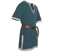 Viking Costume Kids Medieval Tunic Halloween Renaissance Warrior Knight Top