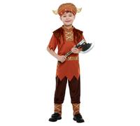 Viking Costume Set Smiffys Brown 4-6 Years
