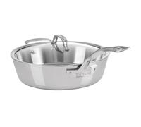 Viking Culinary Contemporary 3-Ply Stainless Steel Saut? Pan 4.8 Quart Includes Glass Lid Dishwasher Oven Safe Works on All Cooktops includi