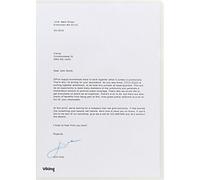 Viking Cut Flush Folder A4 Transparent PP (Polypropylene) 145 microns Pack of 25