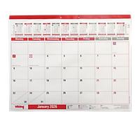 Viking Desk Calendar 2026 1 Month per page English 55 (W) x 43 (H) cm White