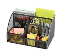 Viking Desk Organiser Wire Mesh Black 22.2 x 14 x 12.5 cm