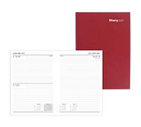 Viking Diary 2027 A5 1 Day per page English Red 5108679