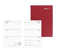 Viking Diary 2027 A5 Week to view English Red 5108715